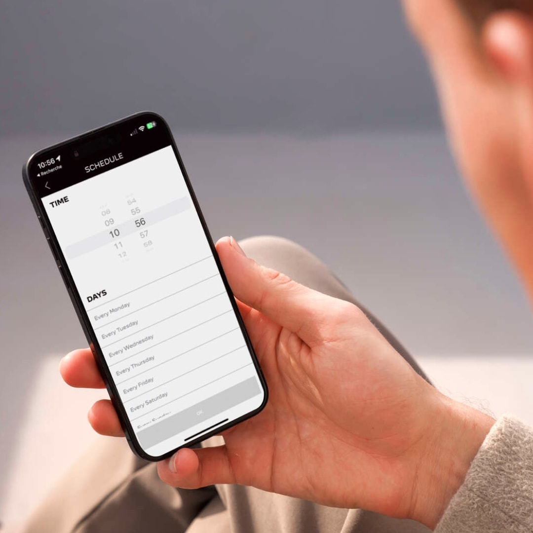 Man met smartphone