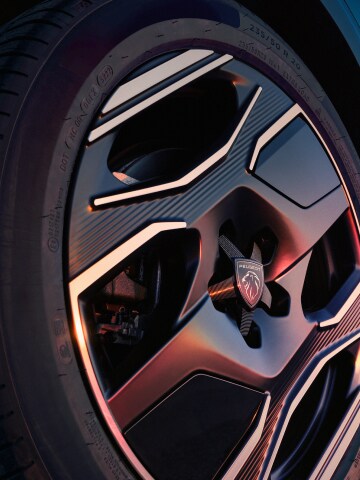 PEUGEOT E-3008 facetgeslepen lichtmetalen velgen