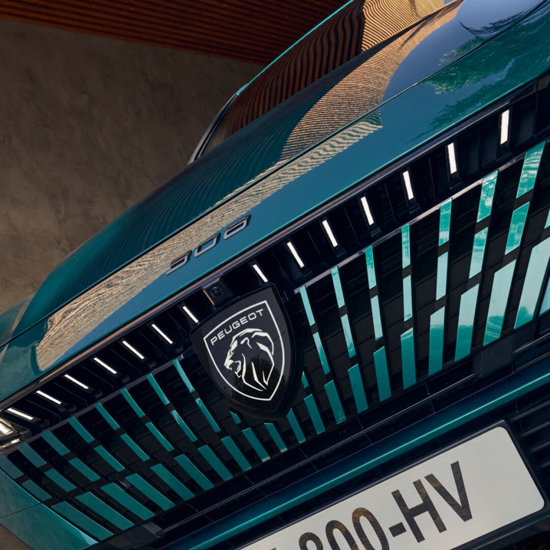 Nieuwe PEUGEOT E-308 verlicht embleem