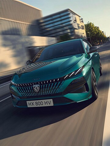 Nieuwe PEUGEOT E-308 vooraanzicht