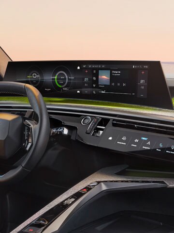 PEUGEOT i-Connect® Advanced panoramisch scherm