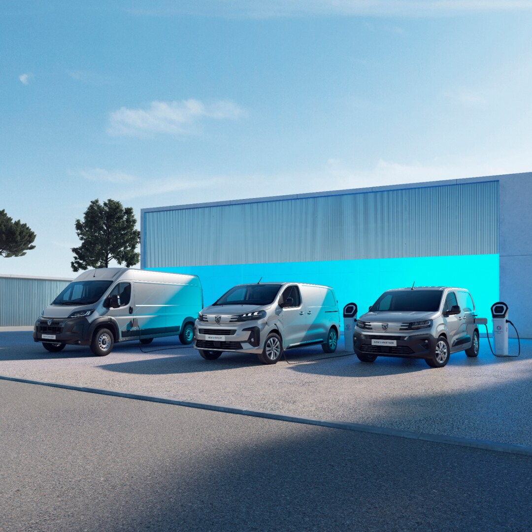 De elektrische bedrijfswagens van PEUGEOT