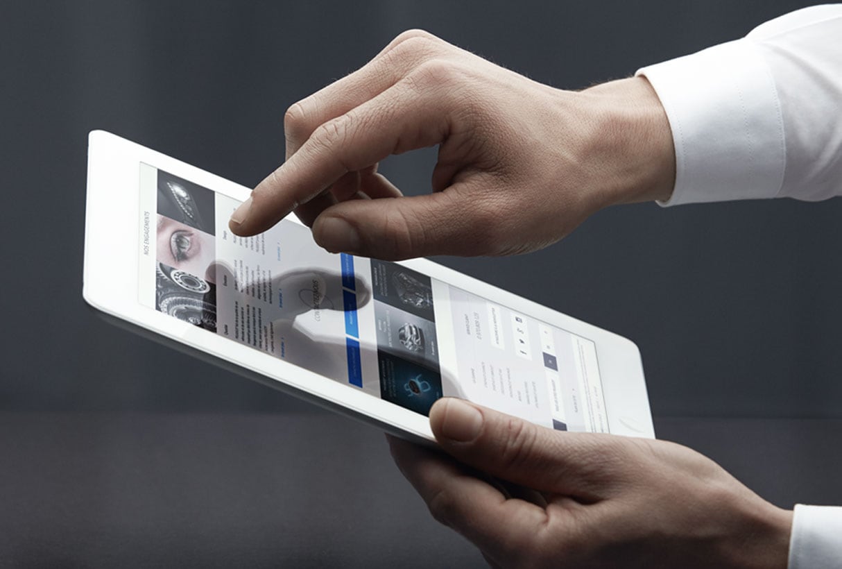 tablet inschrijven nieuwsbrief