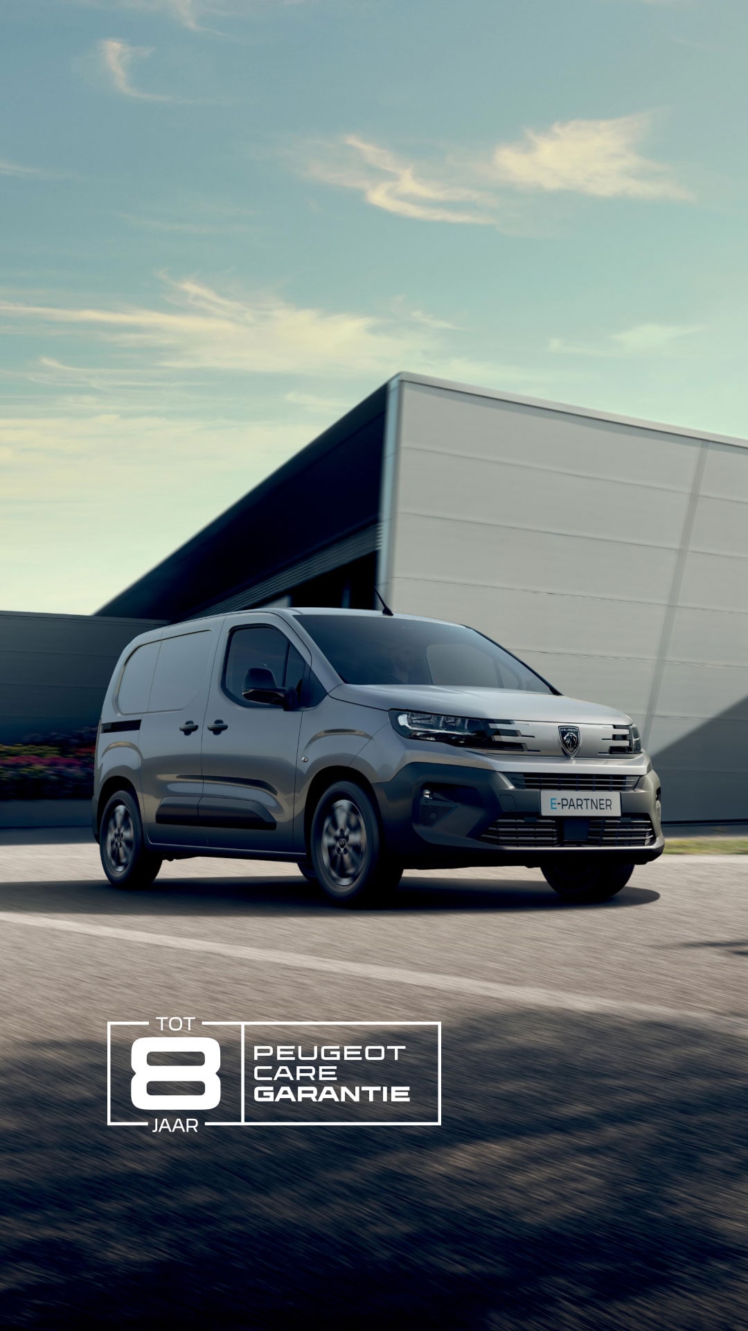 PEUGEOT E-Partner vooraanzicht